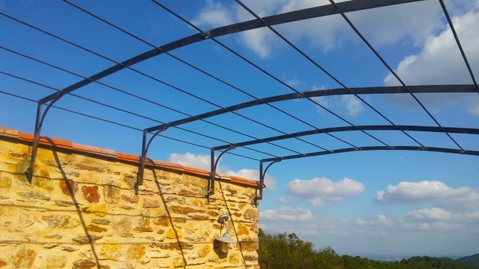 Pergola en fer forgé
